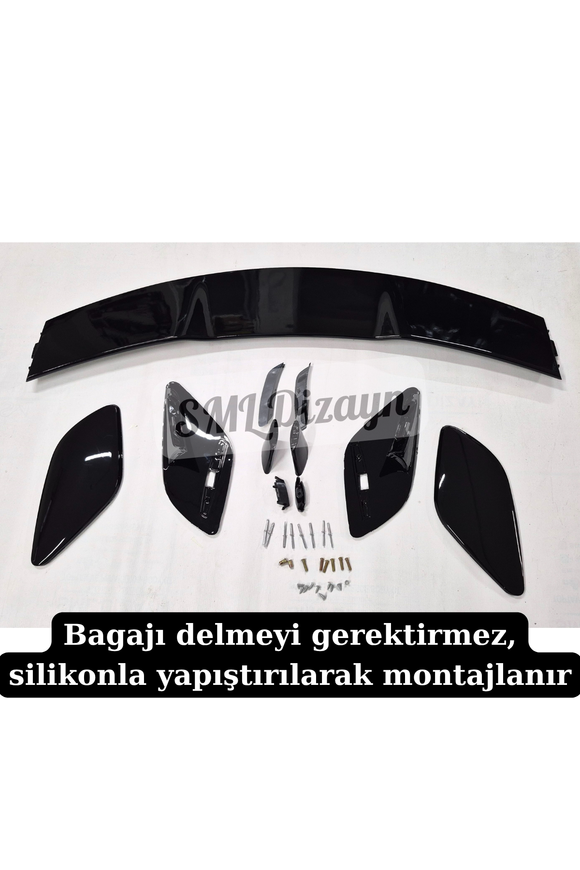 mercedes w176 bagaj üstü spoylır kanat