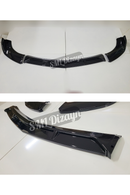 front lip splitter for 2007-2008-2009-2010-2011-2012-2013-2014 mercedes w204 c180-c200