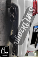 2007-2008-2009-2010-2011 mercedes w204 difüzör