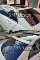 2007-2008-2009-2010-2011-2012-2013-2014 mercedes w204 c180-c200-c250-c300 cam üstü spoiler spoyler çıtası