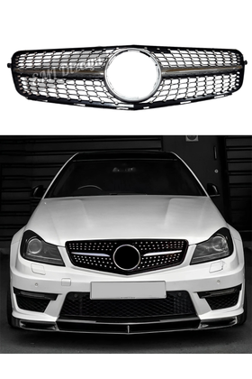 mercedes w204 c180-c200-c250 diamond ön panjur böbrek