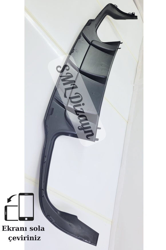 rear diffuser for c180 c200 w204 mercedes