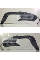 mercedes w204 arka difizör c63 tip amg tampon uyumlu