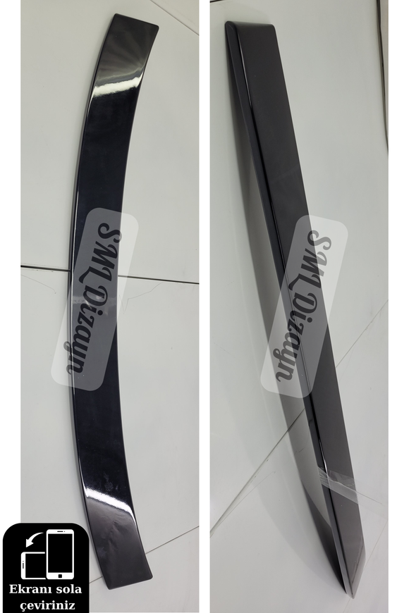 C Serisi W204 Spoiler Cam Üstü Spoyler Parlak Siyah 2007-2014