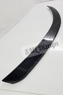 glossy black rear trunk amg spoiler