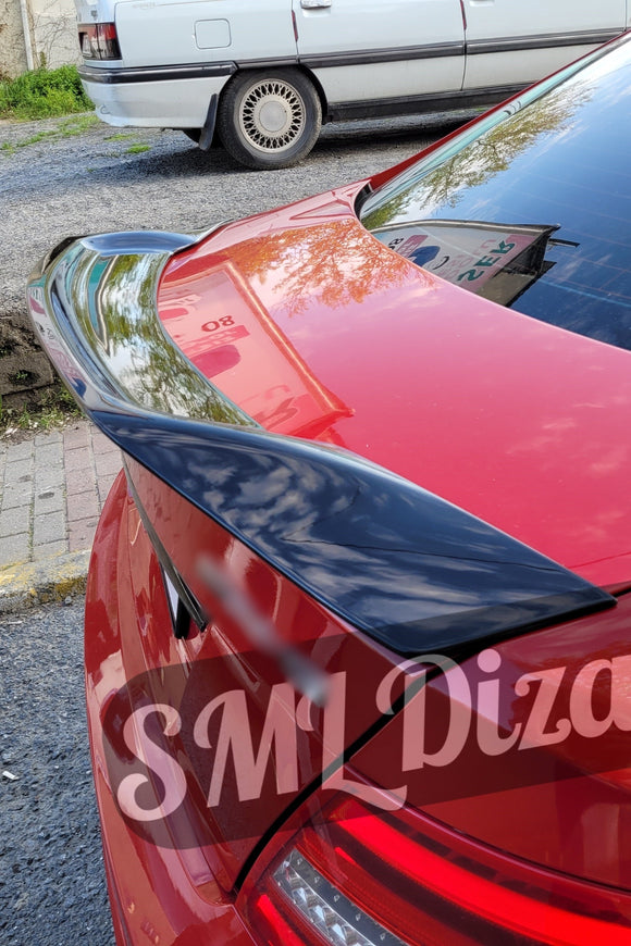 w204 trunk spoiler mercedes c series 2007-2008-2009-2010-2011-2012-2013-2014