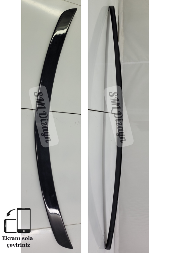 C Serisi W204 Spoiler AMG Bagaj Üstü Spoyler Parlak Siyah 2007-2014