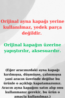 C Serisi W204 Yarasa Ayna Kapağı Batman Kapak Parlak Siyah 2007-2014-3