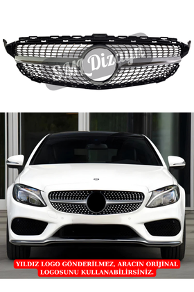 mercedes w205 diamond ön panjur böbrek