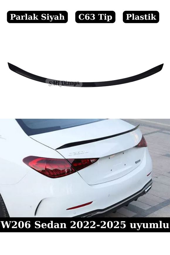 mercedes w206 spoiler