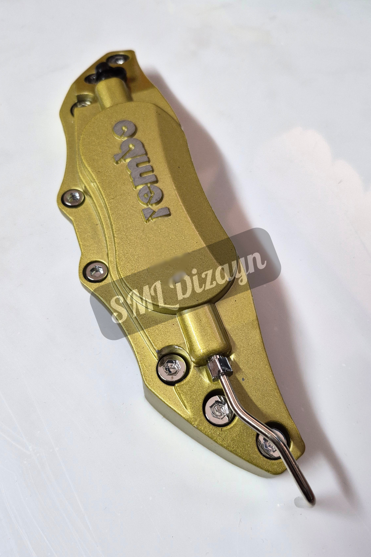 Universal Metal Kaliper Kapağı Jant  Disk Fren Kapağı Sarı 17-18-19-20 inç jantlara uyumlu