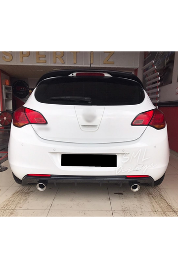 rear trunk spoiler for opel astra j