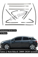 astra j krom cam çıtası