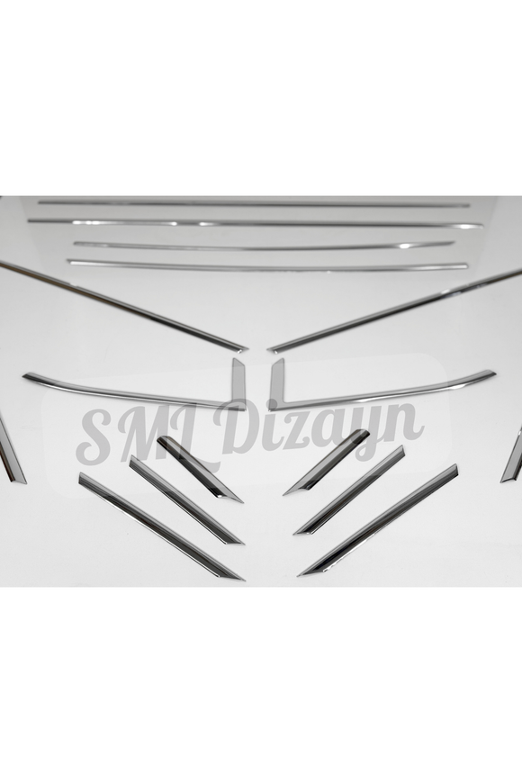 chrome window trims for opel astra k