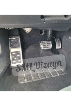 Volkswagen-Seat-Audi Pedal Seti Nikelajlı Ayak Dayamalı Otomatik Vites DSG uyumlu