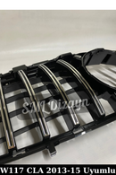 panamericana front silver grill for 2013-2014-2015 mercedes w117 cla 