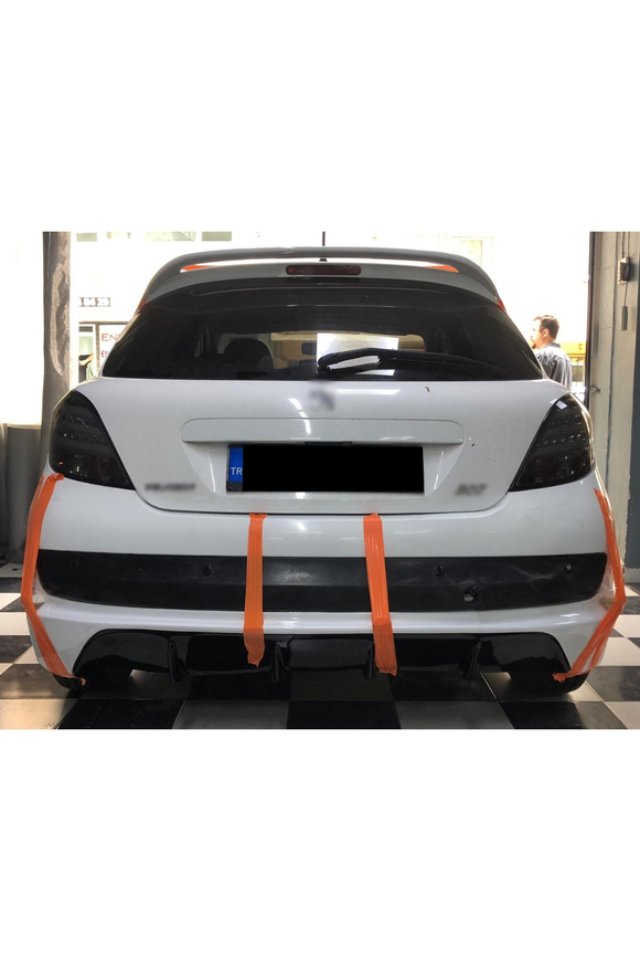 peugeot 207 arka ek tampon difüzör difizör