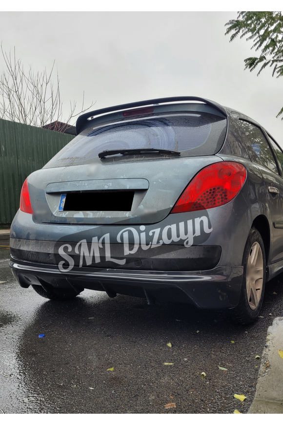 peugeot 207 arka ek tampon difüzör difizör
