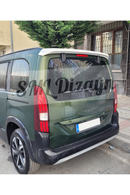 Rear trunk spoiler for Peugeot Rifter
