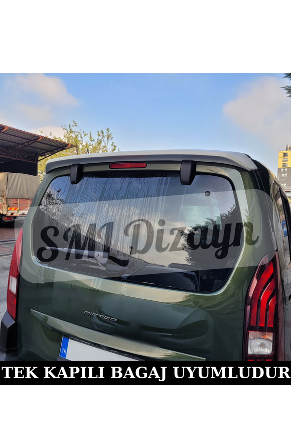 Rear trunk spoiler for Peugeot Rifter