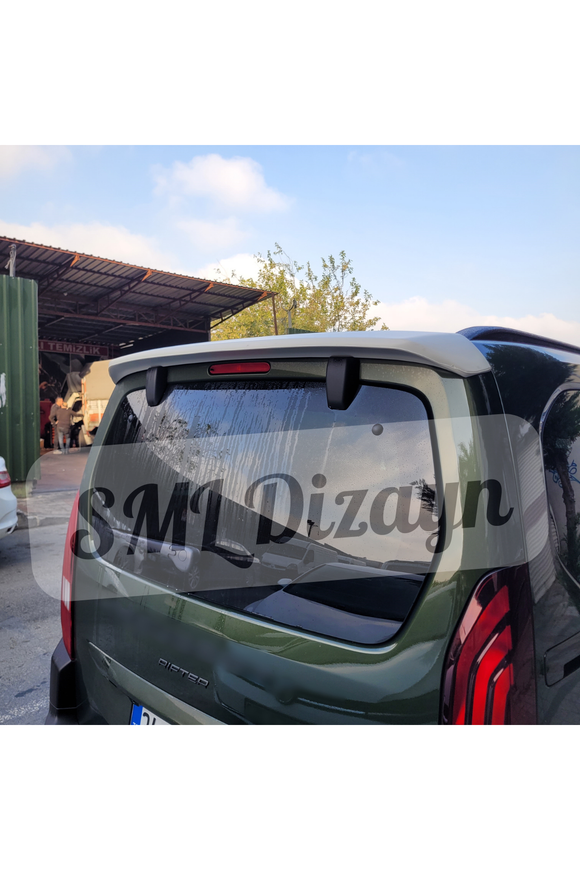peugeot rifter bagaj üstü spoiler spoyler