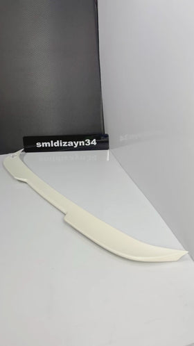 Fiat Egea Sedan Uyumlu Yarasa Spoiler - Boyanabilir Ham ABS Plastik Bagaj Üstü Rüzgarlık (2015-2024)