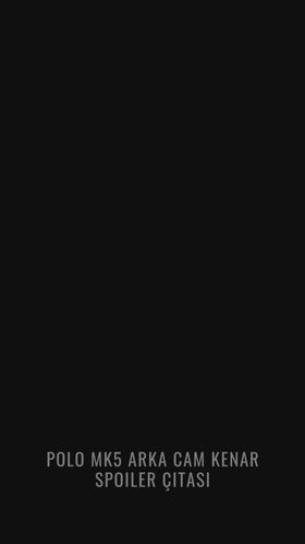 polo spoiler çıtası