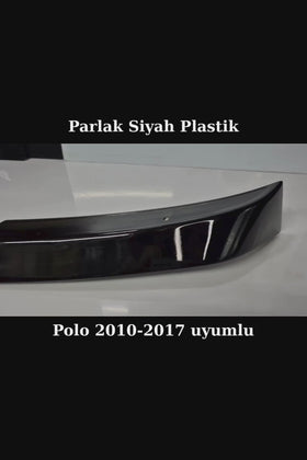 Polo 6r-6c Spoiler 2010-2017 Polo Gti Spoyler-Spoylır Parlak Siyah Plastik - 0