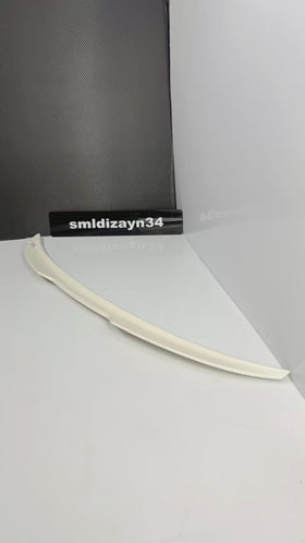 Hyundai Accent Blue Uyumlu Yarasa Spoiler - Batman Tasarım Boyasız ABS Plastik Bagaj Üstü Rüzgarlık (2011-2018)
