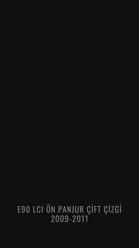 e90 lci ön panjur böbrek
