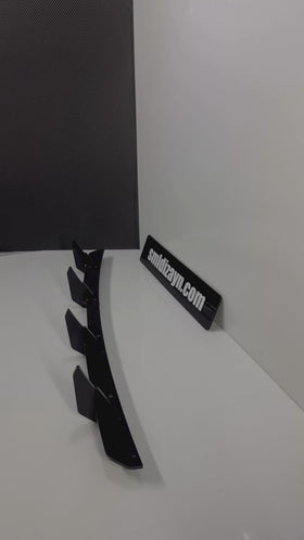BMW G20 Standart Tampon Uyumlu Arka Difüzör Splitter - 4 Bıçaklı Parlak Siyah 8mm Pleksi (2019-2021)