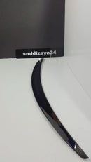 Mercedes E-Serisi W213 AMG Tip Bagaj Üstü Spoiler (2016-2023) Parlak Siyah - Piano Black Plastik