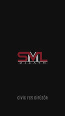 civic fc5 difüzör difizör