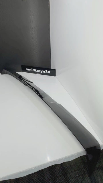 Mercedes Vito W447 Uyumlu Spoiler - Parlak Siyah ABS Plastik Sportif Kanat Bagaj Üstü Spoyler (2014-2024)