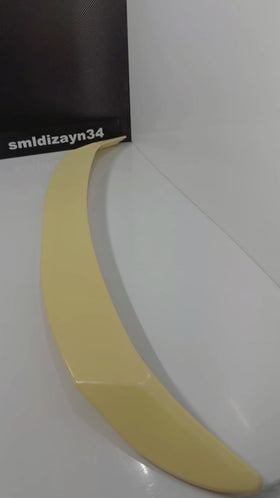 Honda Civic FC5 Uyumlu Turbo Spoiler - Boyasız ABS Plastik Agresif Bagaj Üstü Spoyler Kanat (2016-2021)