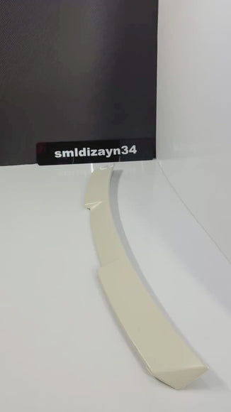 BMW G20 Uyumlu Cam Üstü Spoiler - 3 Serisi Boyasız ABS Plastik Yarasa Stil Tavan Üstü Spoyler Çıta (2019-2026)