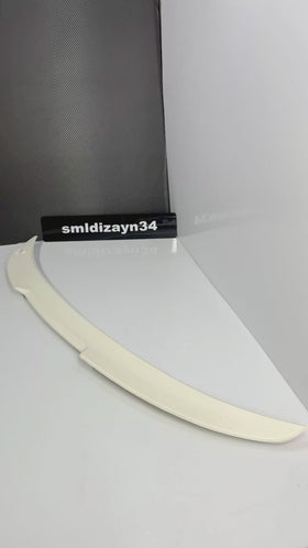 Renault Fluence Uyumlu Yarasa Spoiler - Boyanabilir Ham ABS Plastik Bagaj Üstü Rüzgarlık (2009-2016) - 0