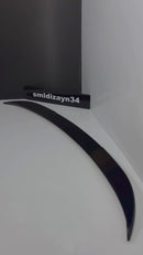 Honda Civic FE1 Uyumlu Spoiler - 11. Nesil Civic Parlak Siyah ABS Plastik Bagaj Üstü Spoyler Çıta (2022-2026)