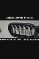 2021-2022-2023 G30 Lci Ön Panjur Böbrek Parlak Siyah Plastik-2