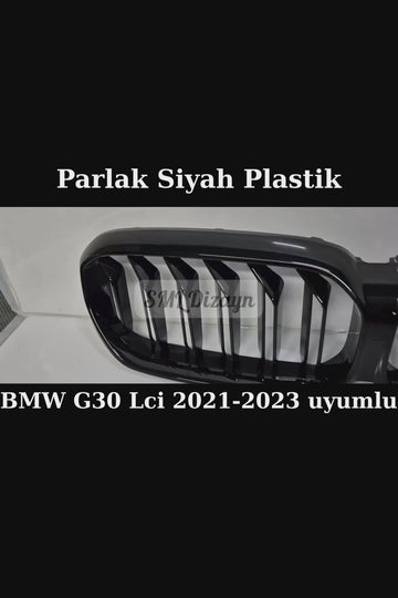 2021-2022-2023 G30 Lci Ön Panjur Böbrek Parlak Siyah Plastik - 0