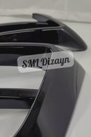 volkswagen golf 7 ön sis çıtası çerçevesi kaplaması bıçağı 3lü