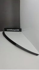Skoda Superb Uyumlu Spoiler - Parlak Siyah ABS Plastik İnce Sportif Tasarım Bagaj Üstü Spoyler Çıta (2015-2024)