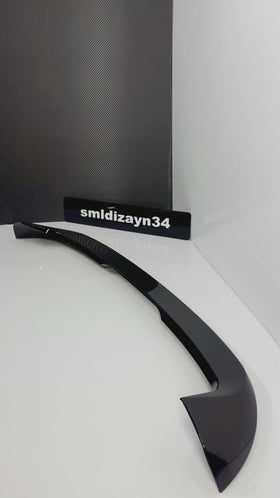 BMW F20 Uyumlu Spoiler - 1 Serisi 116i 118i 120d Parlak Siyah ABS Plastik Tavan Üstü Spoyler Çıta (2011-2019)