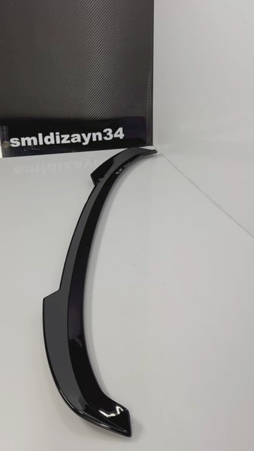 Hyundai Tucson NX4 Bagaj Üstü Spoiler (2020-2024) Parlak Siyah - Piano Black Yarasa Stil