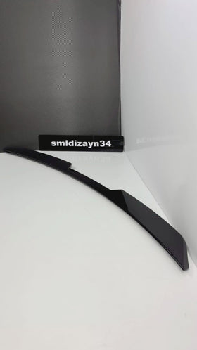 BMW G60 Uyumlu MP Stil Spoiler - Piano Black Parlak Siyah Yeni 5 Serisi M Performance Bagaj Üstü Rüzgarlık (2024-2025)