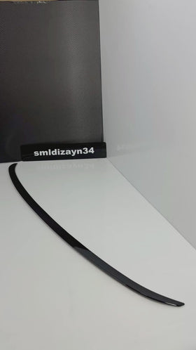 BMW G30 Uyumlu M Stil Bagaj Üstü Spoiler - Piano Black Parlak Siyah Çıta (2018-2023)