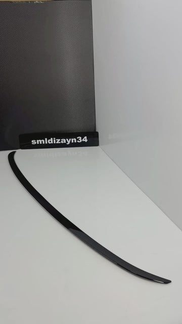 BMW G30 Uyumlu M Stil Bagaj Üstü Spoiler - Piano Black Parlak Siyah Çıta (2018-2023)