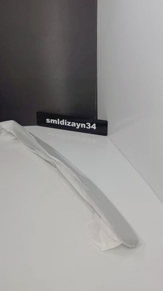 Renault Megane 4 Sedan Uyumlu PSM Spoiler - Parlak Siyah ABS Plastik Keskin Tasarım Bagaj Üstü Spoyler Kanat (2016-2026)