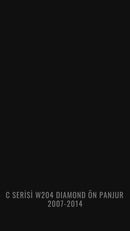 w204 diamond ön panjur böbrek