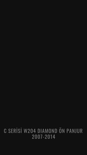 w204 diamond ön panjur böbrek